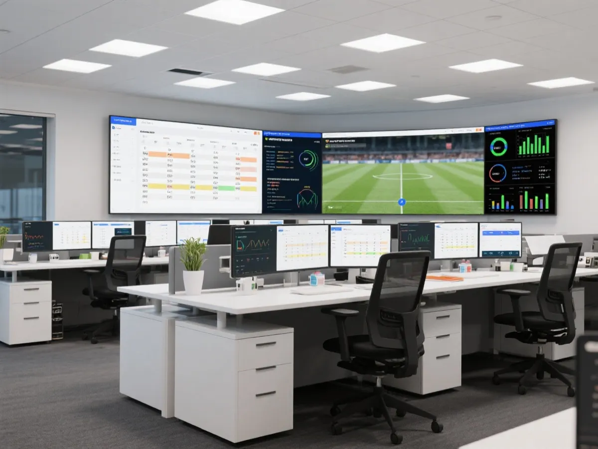 赛事信息整理与编辑工作示意图